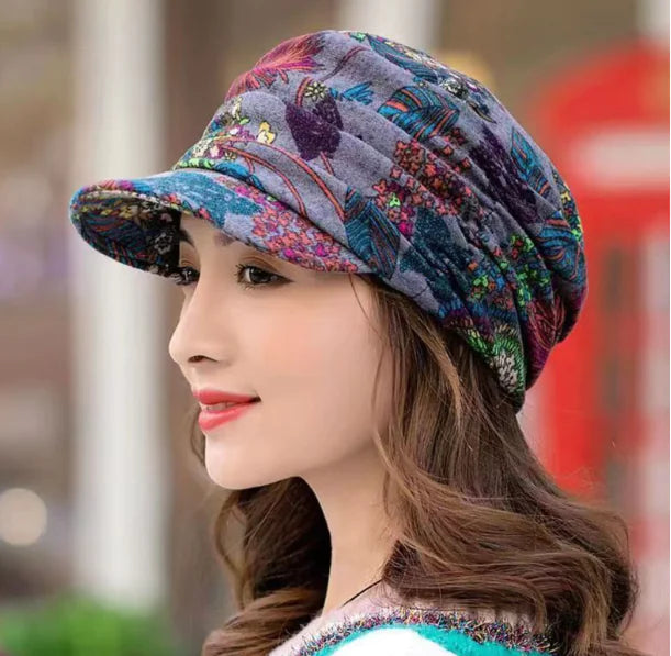 Korean Style Soft Brim Ethnic Women's Hat