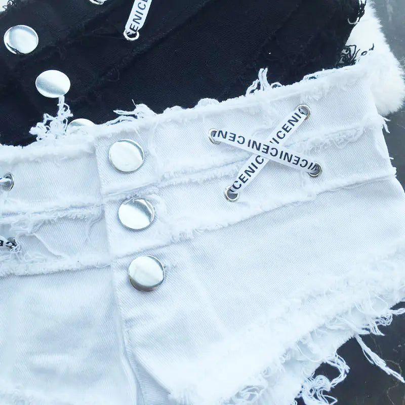 Summer Women's Denim Shorts - Fashionable Design