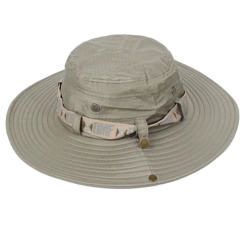 Men's Summer UV Protection Bucket Hat for Fishing & Hiking