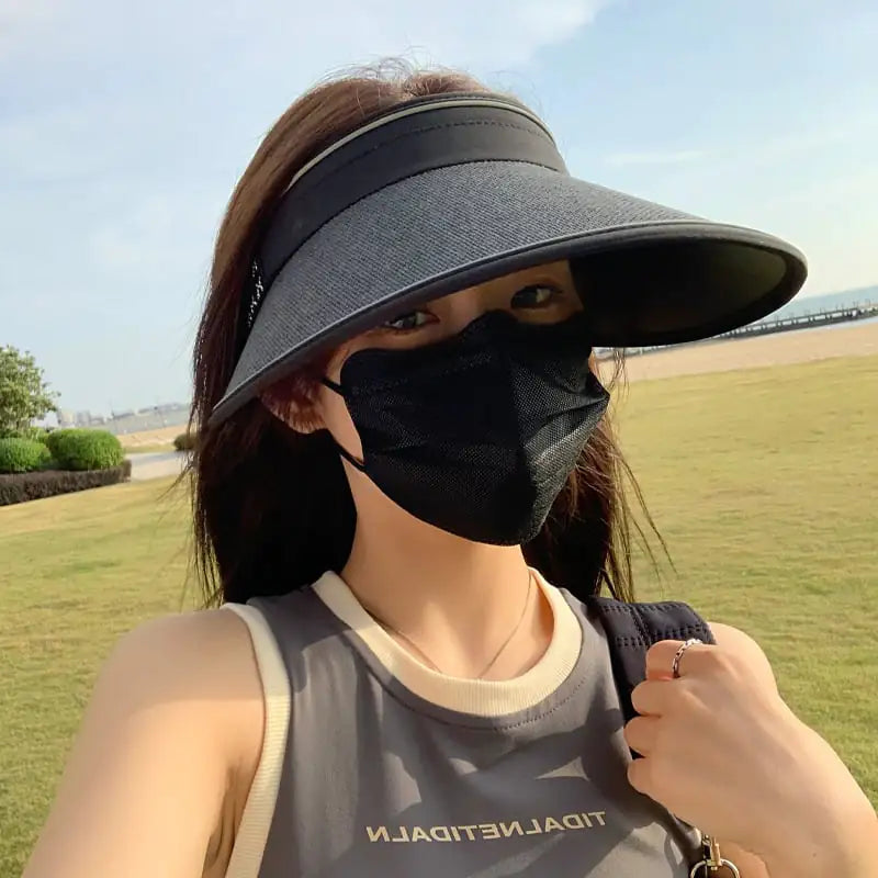 Fashionable Women's Lettered Sunscreen Hat