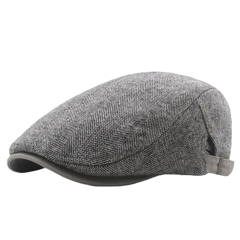 Men's Warm Beret Cap for Fall/Winter Fashion Hat
