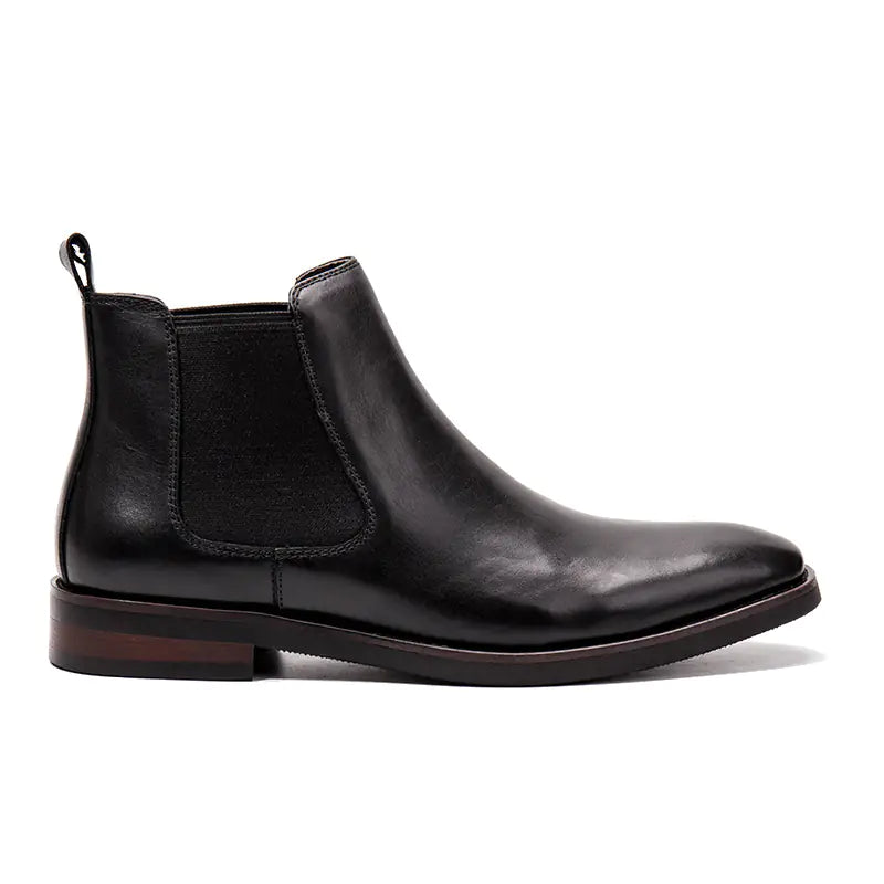 Brown Leather Business Shoes for Men