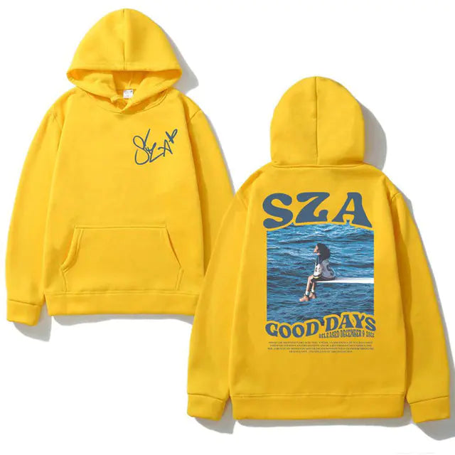 SZA Music Album Print Hoodie for Men and Women