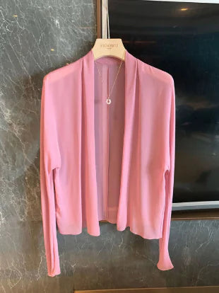 V-Neck Long Sleeve Loose Shirt for Women