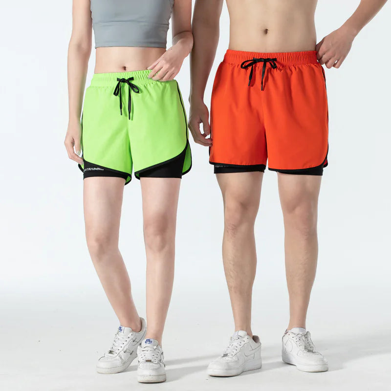 Quick-Drying Athletic Basketball Shorts for Men and Women – Lightweight Fitness Couple Shorts