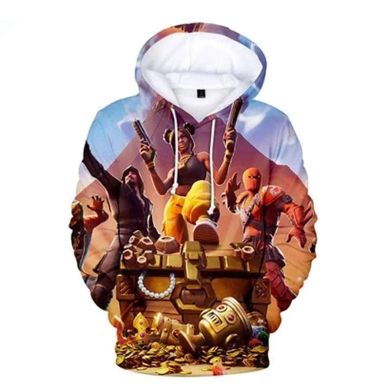 2019 Fortnite 3D Print Hoodie for Men and Women