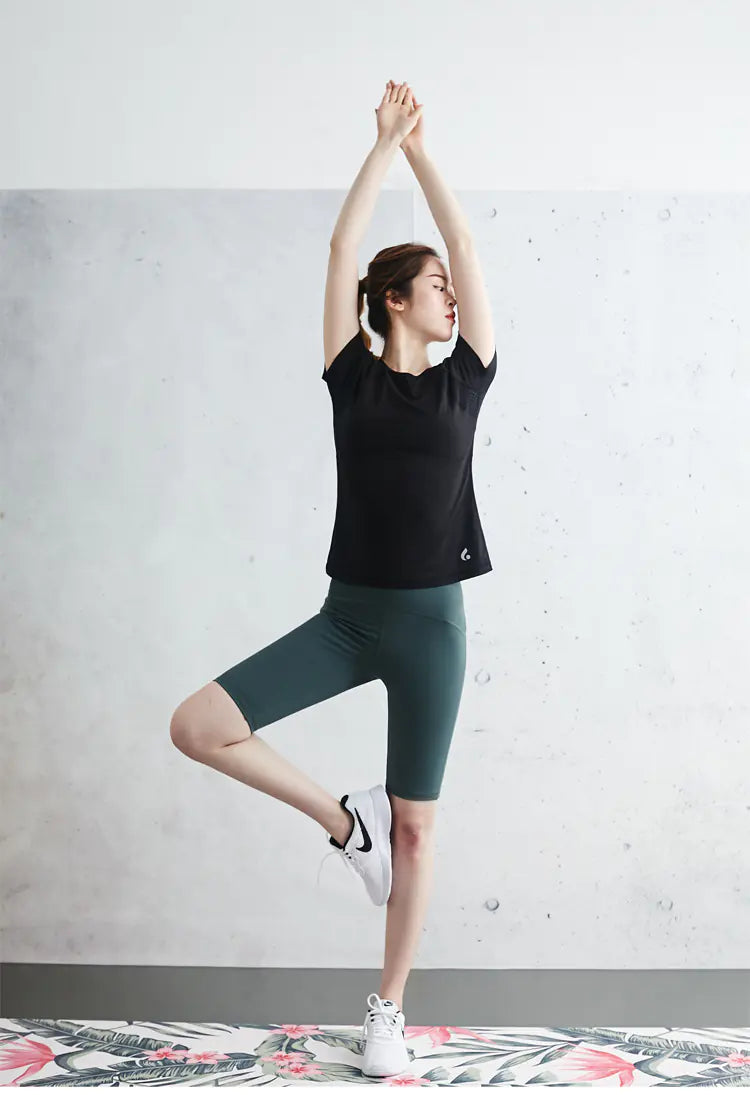 High Waist Women's Tight Sports Shorts