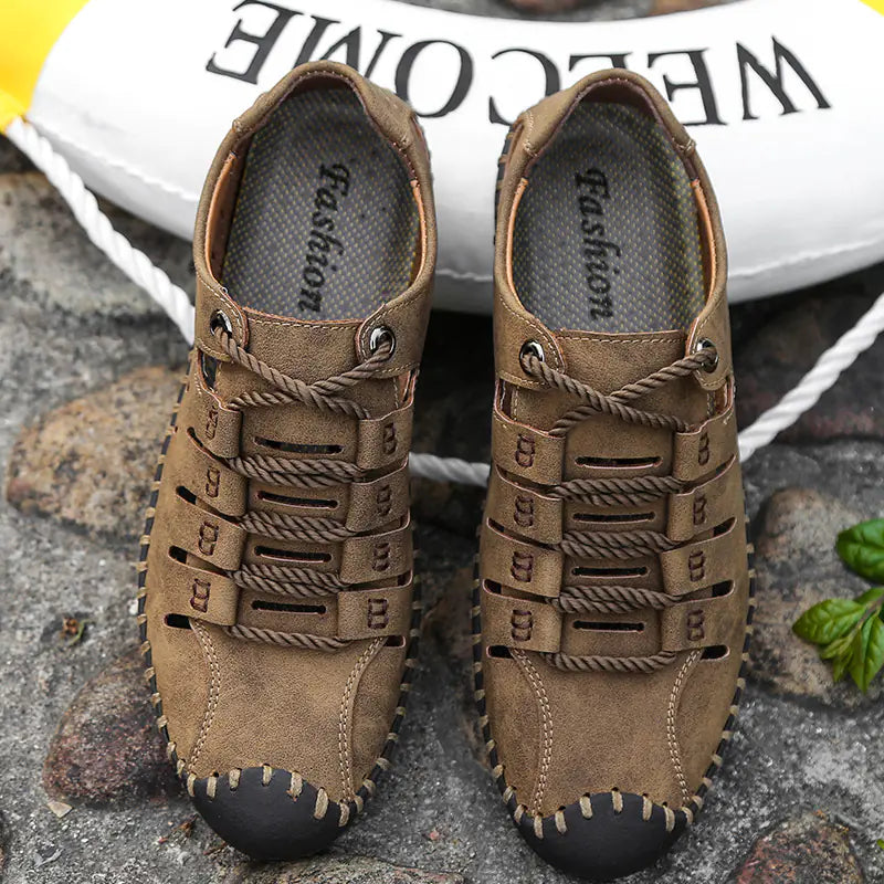British Business Casual Leather Shoes for Men