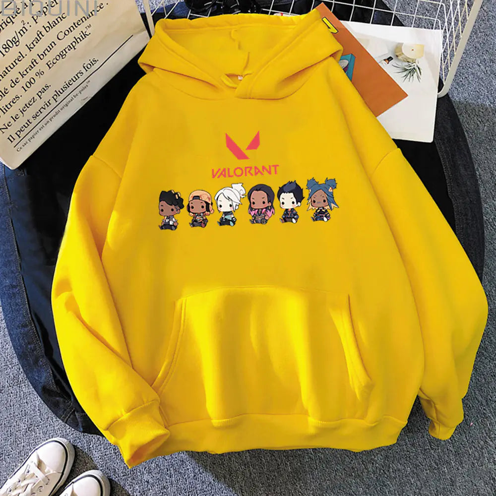Cartoon Printed Hoodie for Men and Women