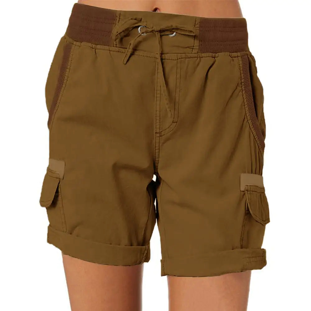 Casual Women's High Waist Cargo Shorts