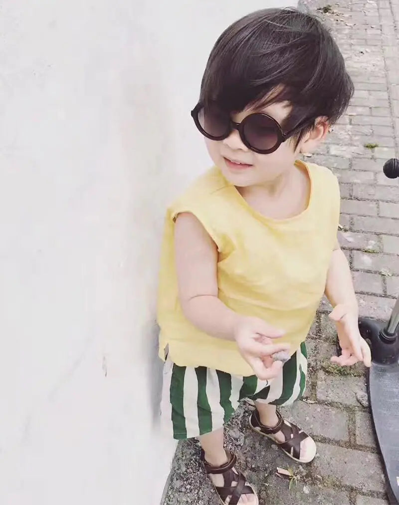 Kids' Cotton Linen Shirts for Comfortable Wear