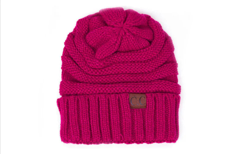 Women's CC Knit Hat - Winter Beanie