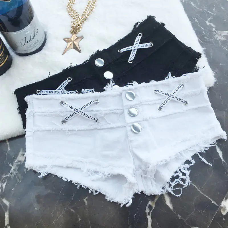 Summer Women's Denim Shorts - Fashionable Design