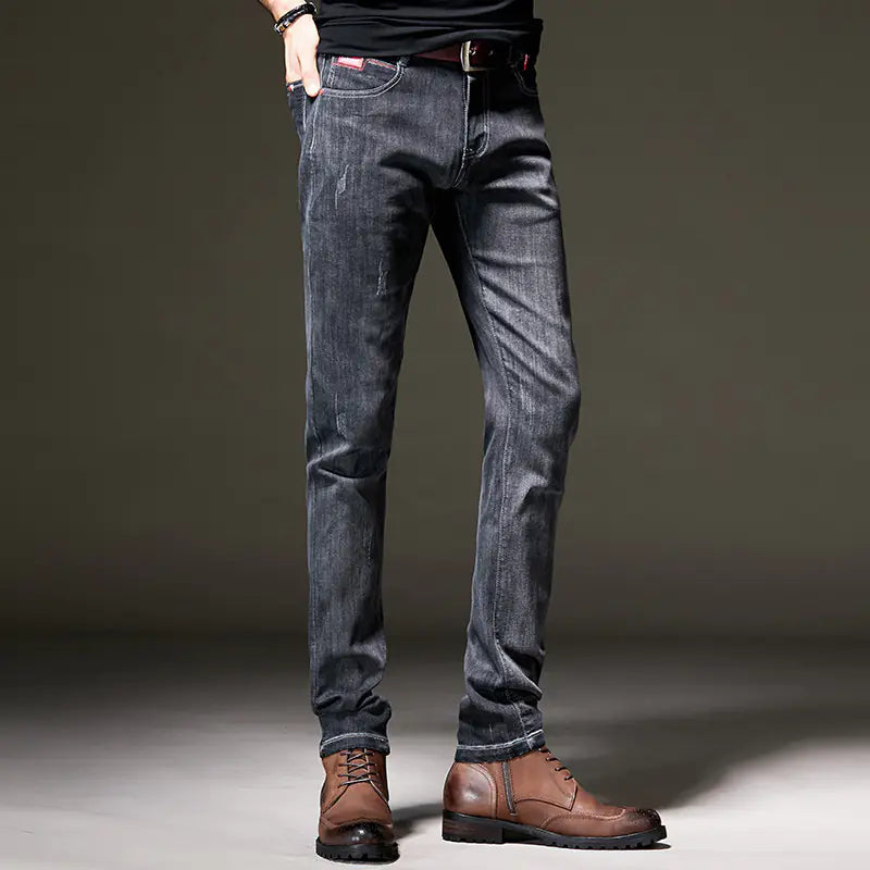 Slim Fit Men's Jeans for Small Feet