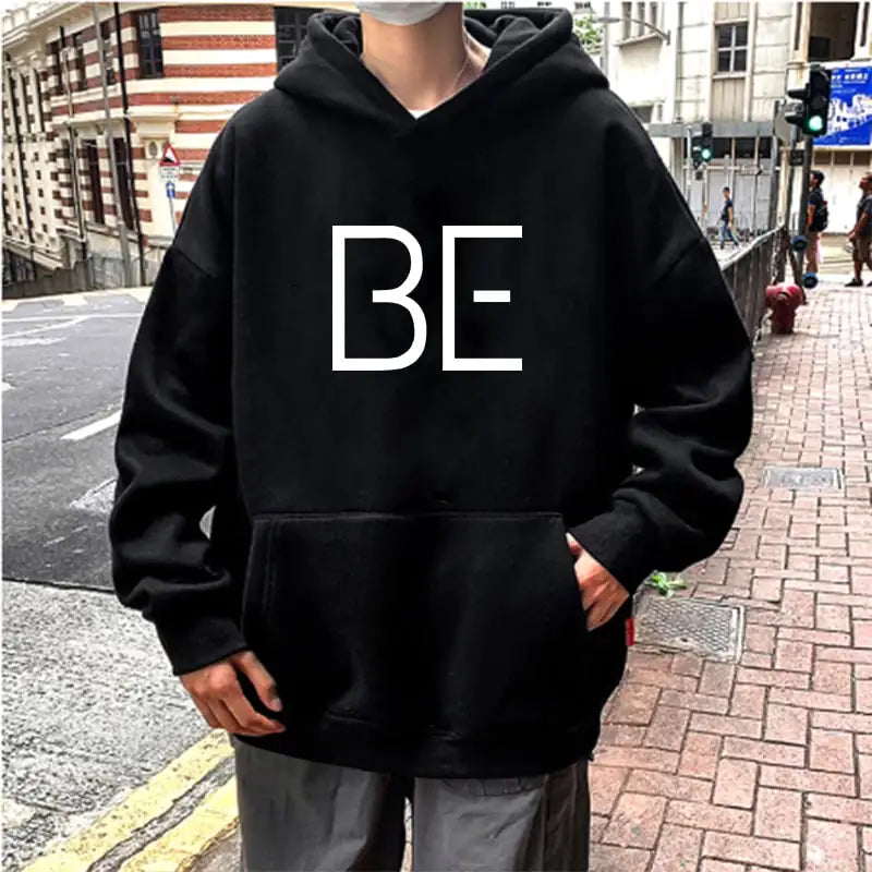 Plus Size Double Hood Printed Hoodie for Men & Women