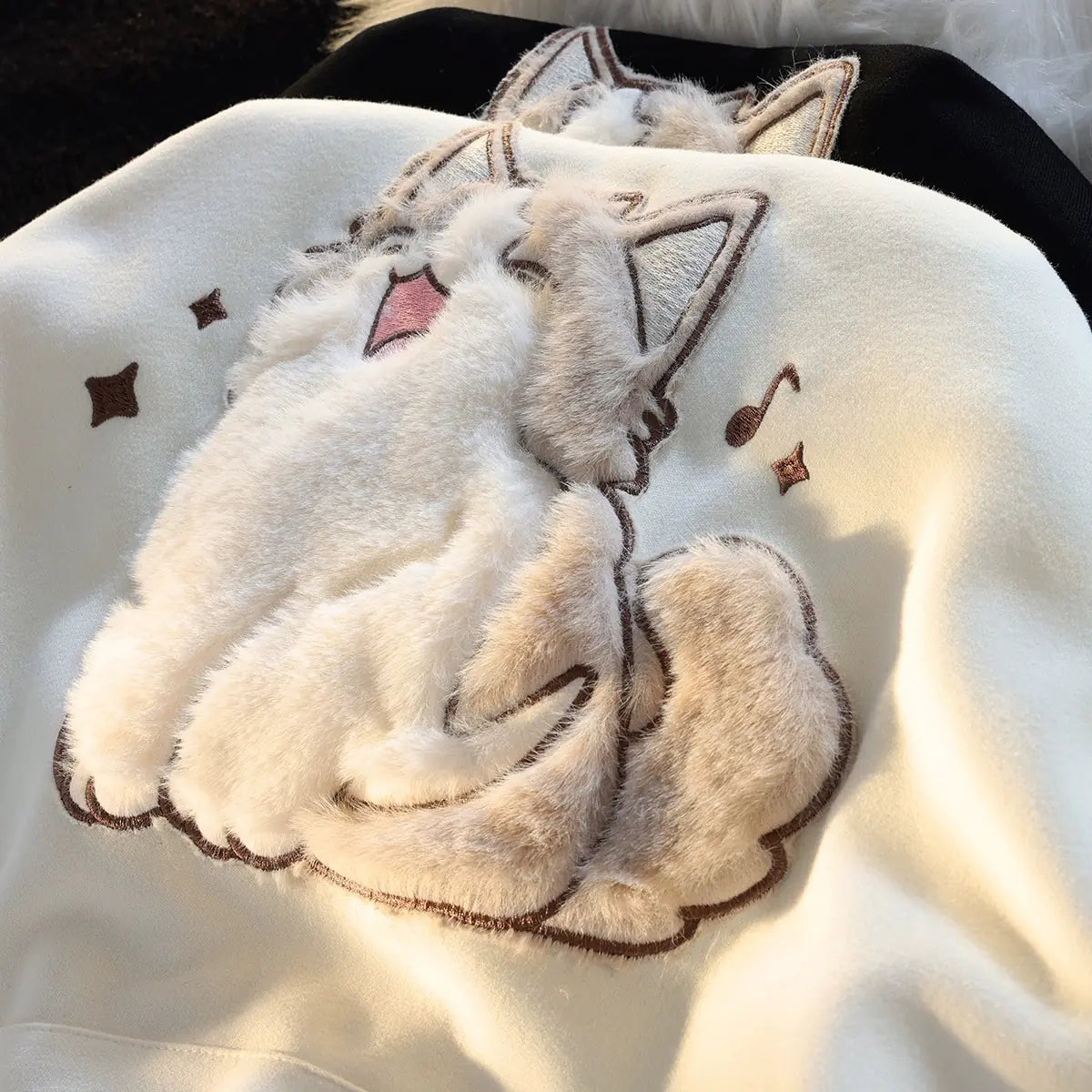 2023 Cartoon Embroidered Oversized Hoodie for Women