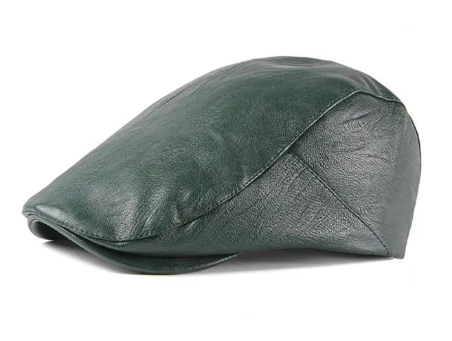Men's Stylish Leather Forward Hat