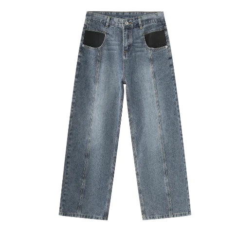 Vintage Men's Jeans with Unique Design