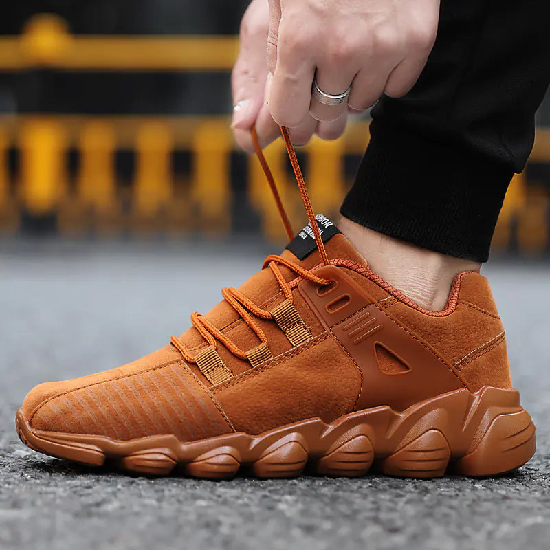 Breathable Velour Running Shoes for Men