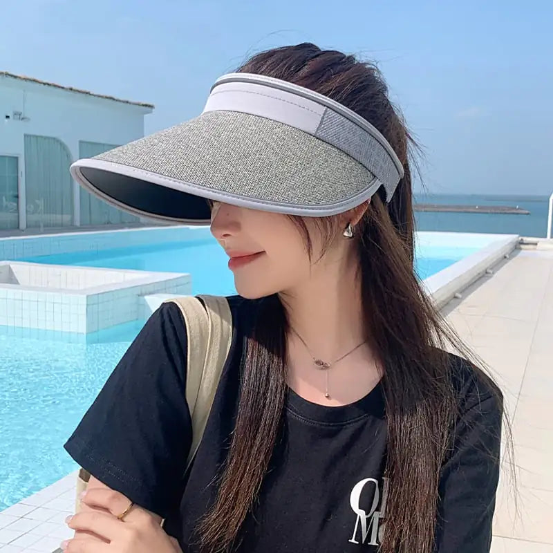 Fashionable Women's Lettered Sunscreen Hat