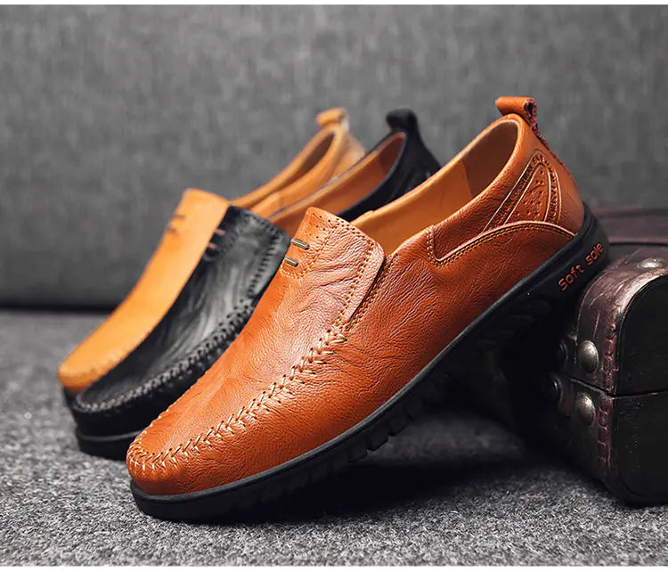 Korean Fashion Casual Leather Shoes for Men