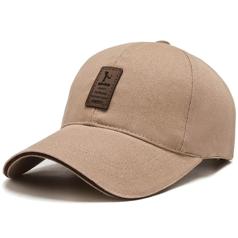 Men's Black Summer Baseball Cap - Casual Style