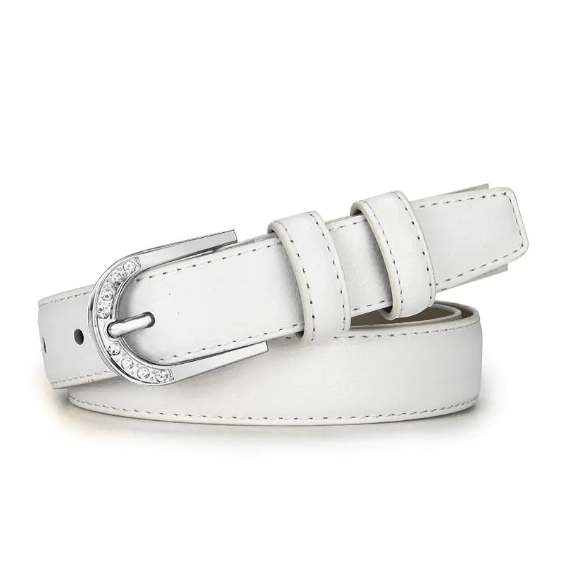 Belt with Pin Buckle - Casual Versatile Leather Belt