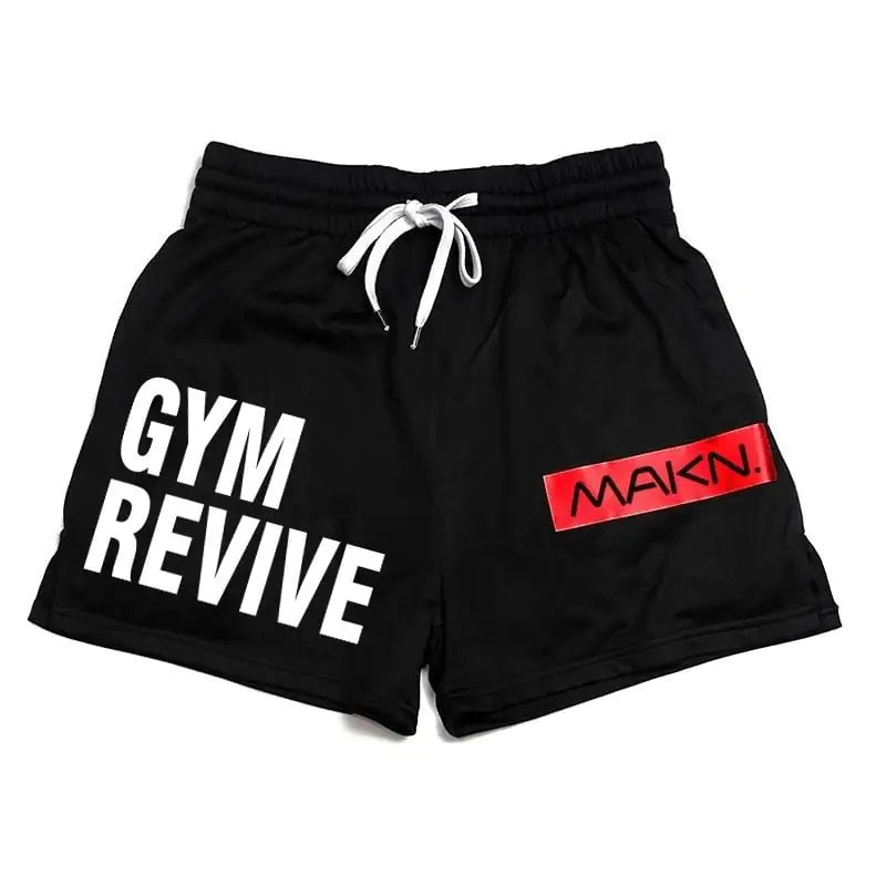 Multicolor Breathable Mesh Running Shorts for Men