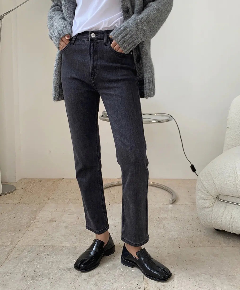 Ankle-Length Straight Pants for Women