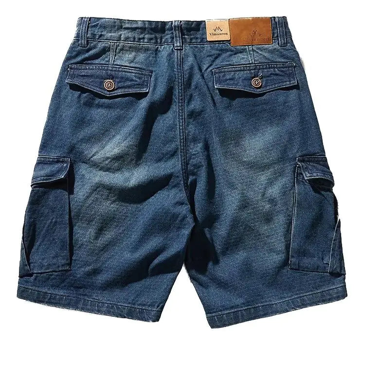 Men's Summer Denim Shorts - Casual Loose Fit