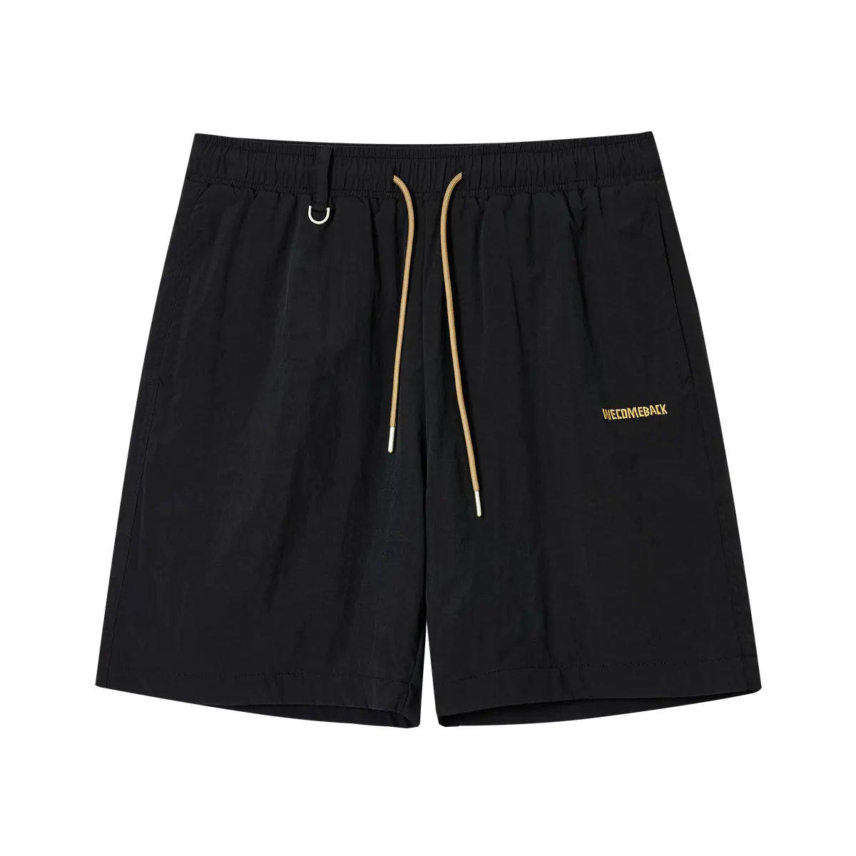Fluorescent Embroidered Casual Drawstring Shorts for Men
