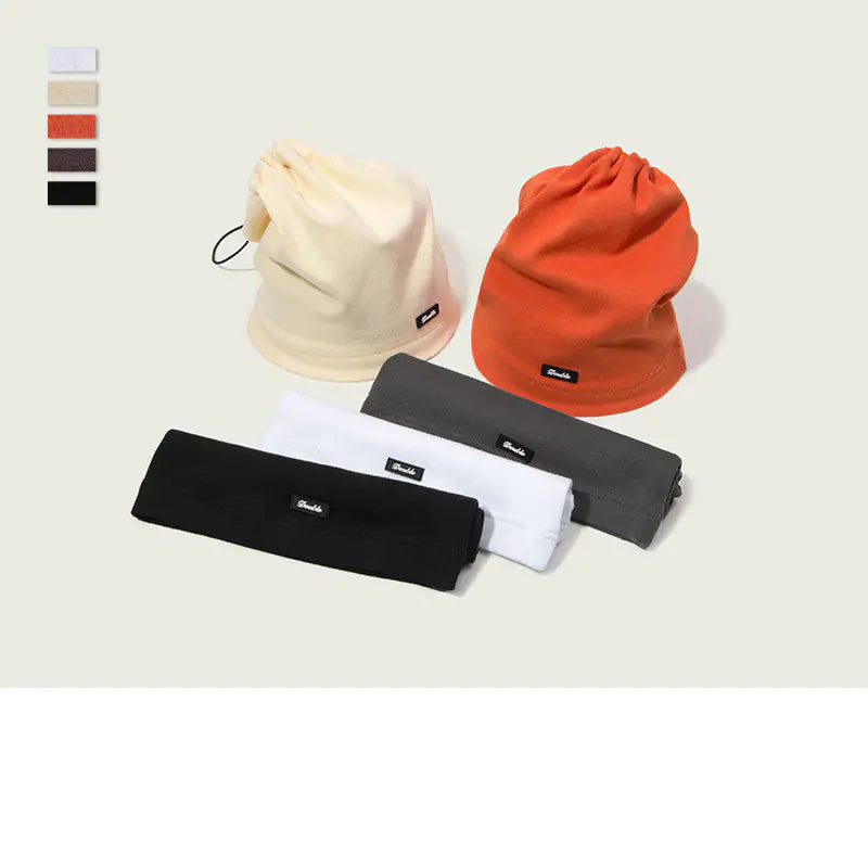 INF Men's and Women's Cotton Beanie and Scarf Set