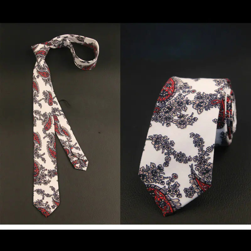 Narrow Casual Tie, British Style Bow Tie for Men