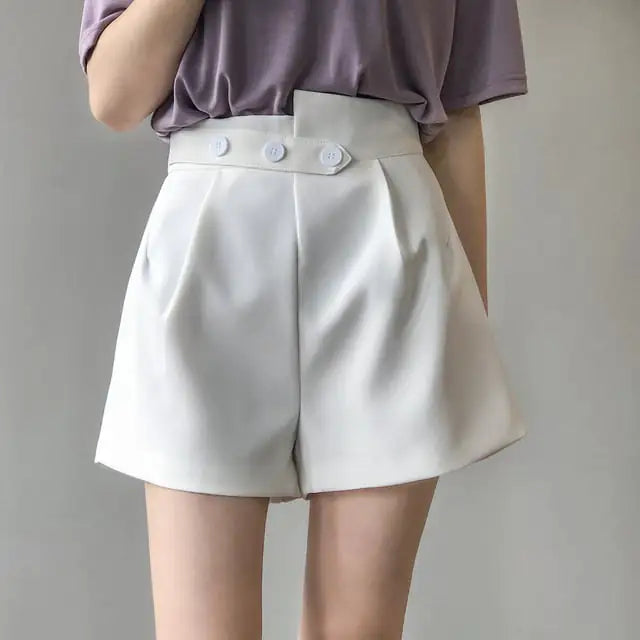 Irregular Style Women's Suit Shorts