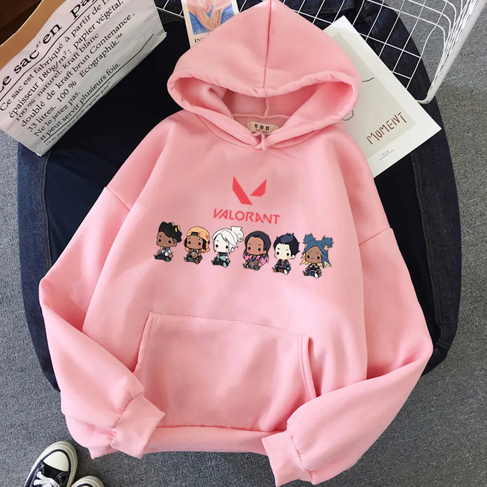 Cartoon Printed Hoodie for Men and Women
