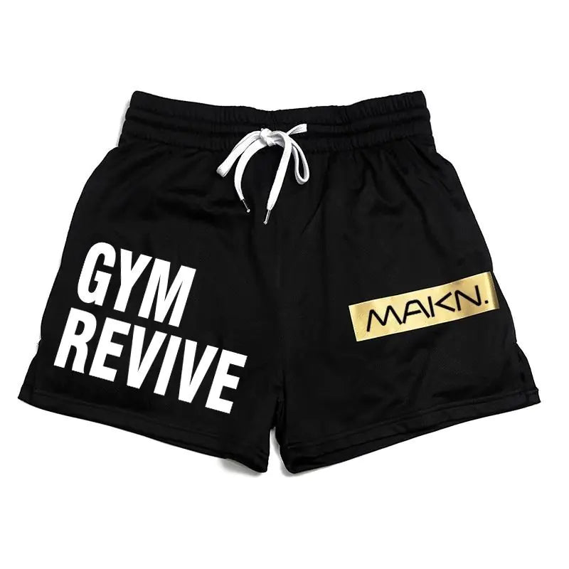 Multicolor Breathable Mesh Running Shorts for Men