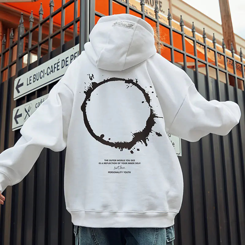Oversized Hoodie for Men - Trendy Streetwear Jacket