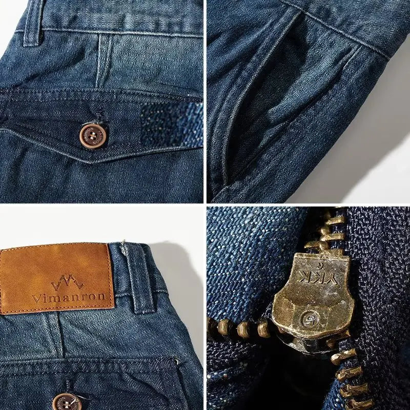 Men's Summer Denim Shorts - Casual Loose Fit