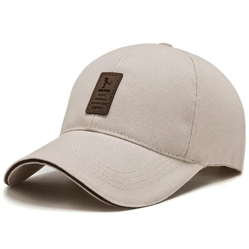 Men's Black Summer Baseball Cap - Casual Style