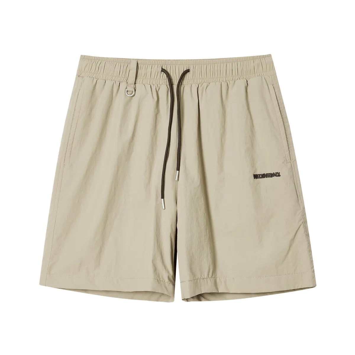 Fluorescent Embroidered Casual Drawstring Shorts for Men
