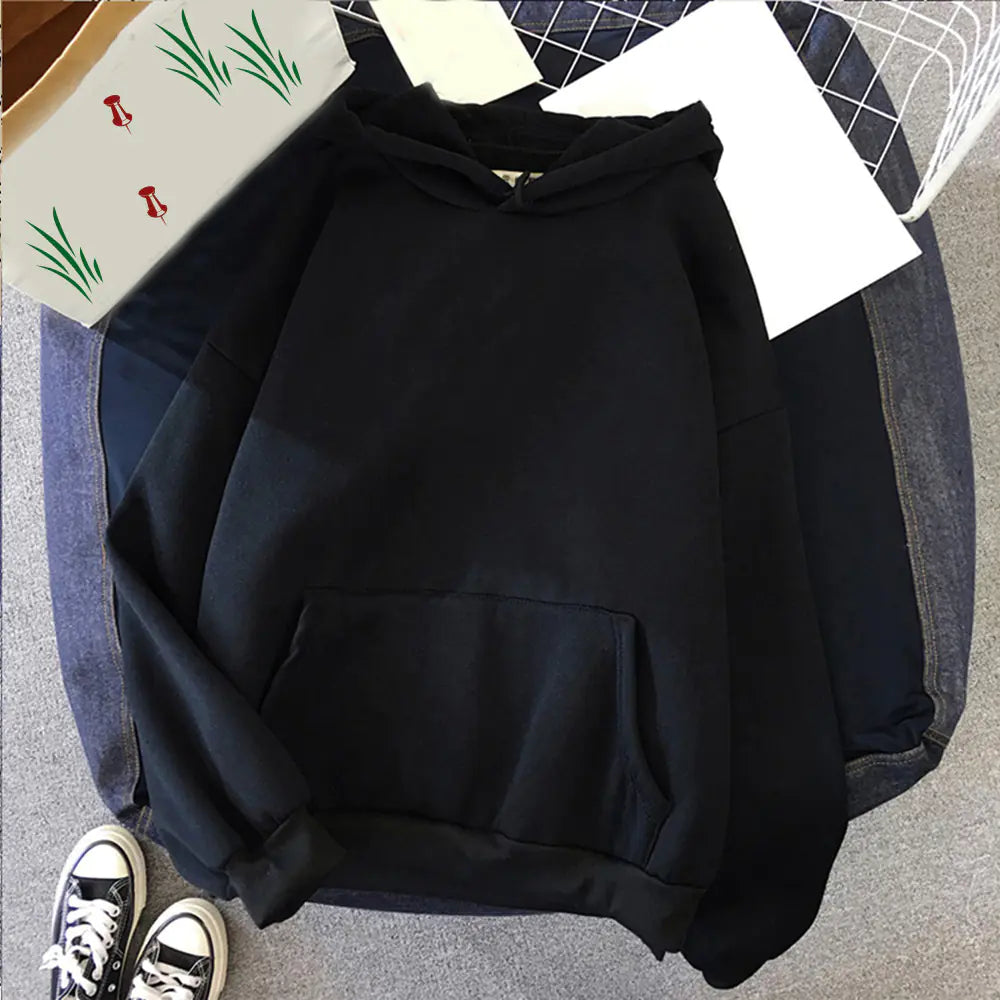 Cartoon Printed Hoodie for Men and Women