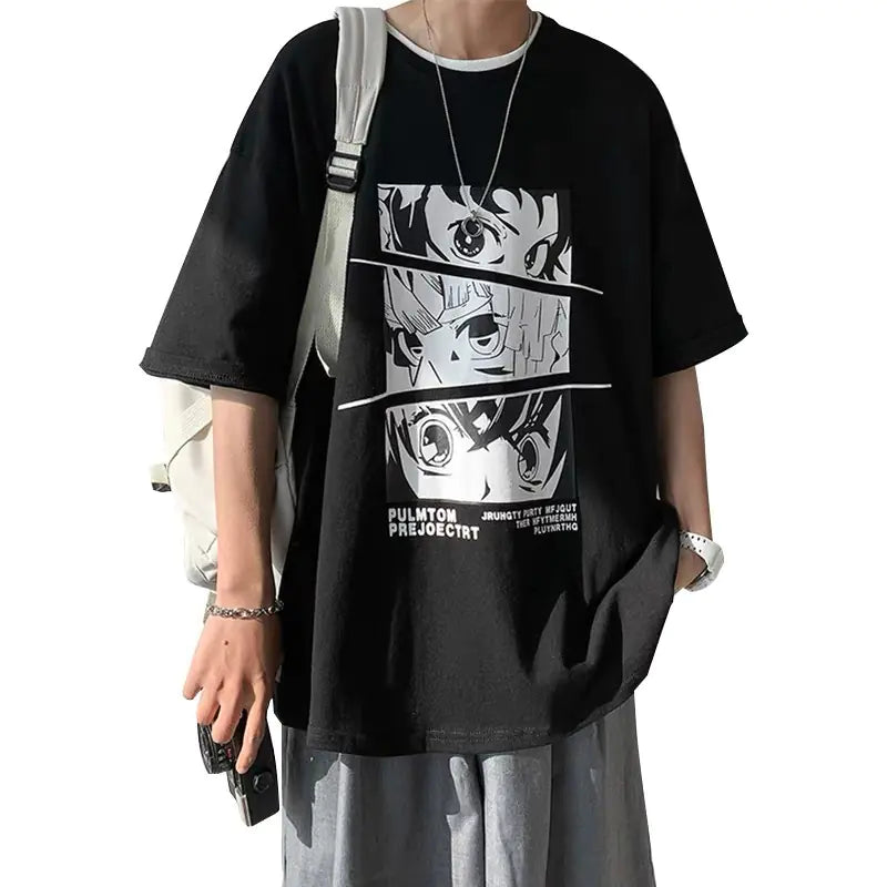 2023 Summer Cartoon Print Short Sleeve T-Shirt