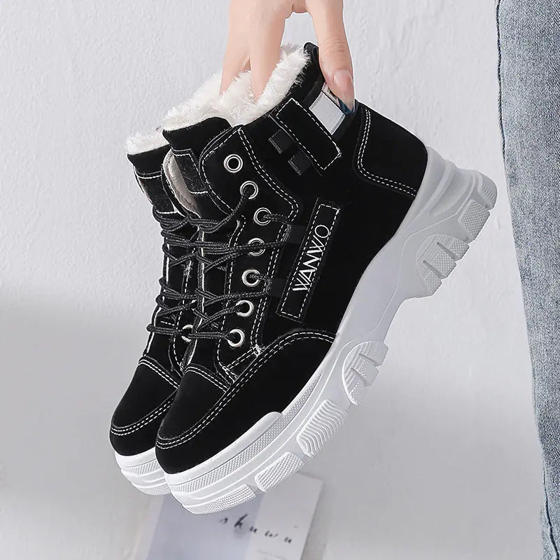 Warm Thick Casual Cotton Shoes for Men and Women