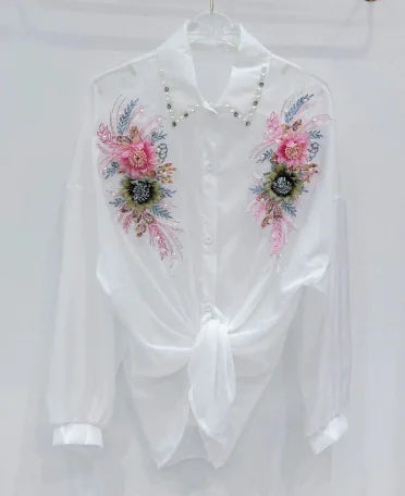 3D Floral Sunscreen Shirt for Women (One Piece)