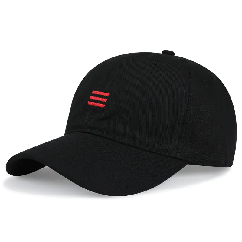 Men's Black Summer Baseball Cap - Casual Style