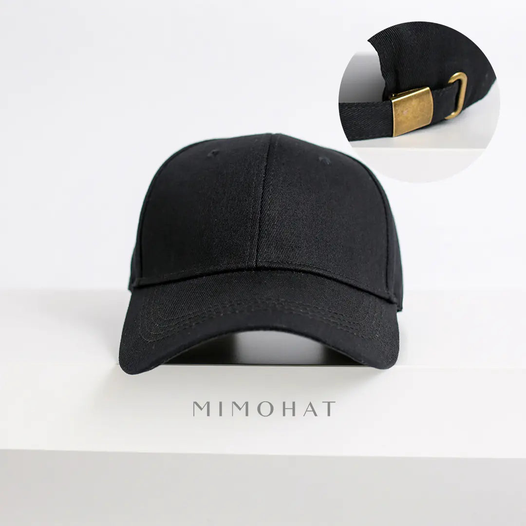 Men's Black Summer Baseball Cap - Casual Style