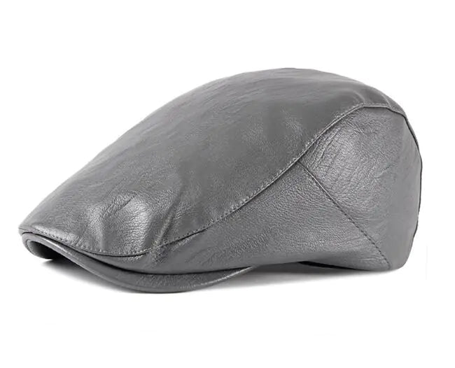Men's Stylish Leather Forward Hat
