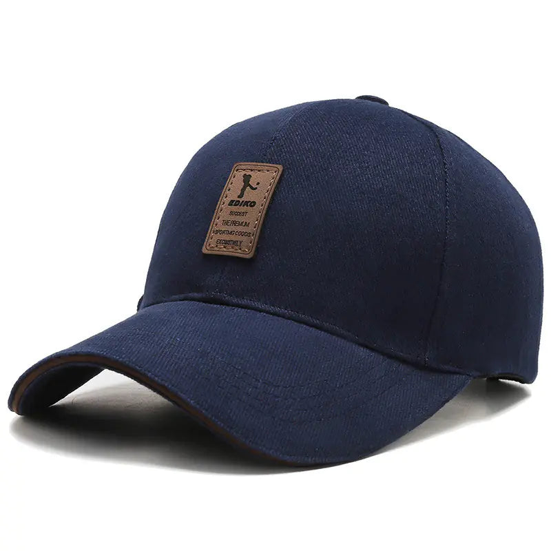 Men's Black Summer Baseball Cap - Casual Style