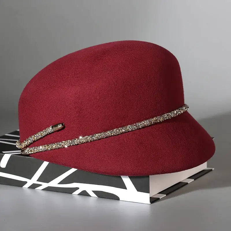 British Retro Woolen Felt Women's Hat for Easy Styling
