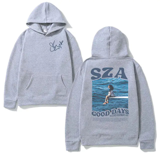 SZA Music Album Print Hoodie for Men and Women